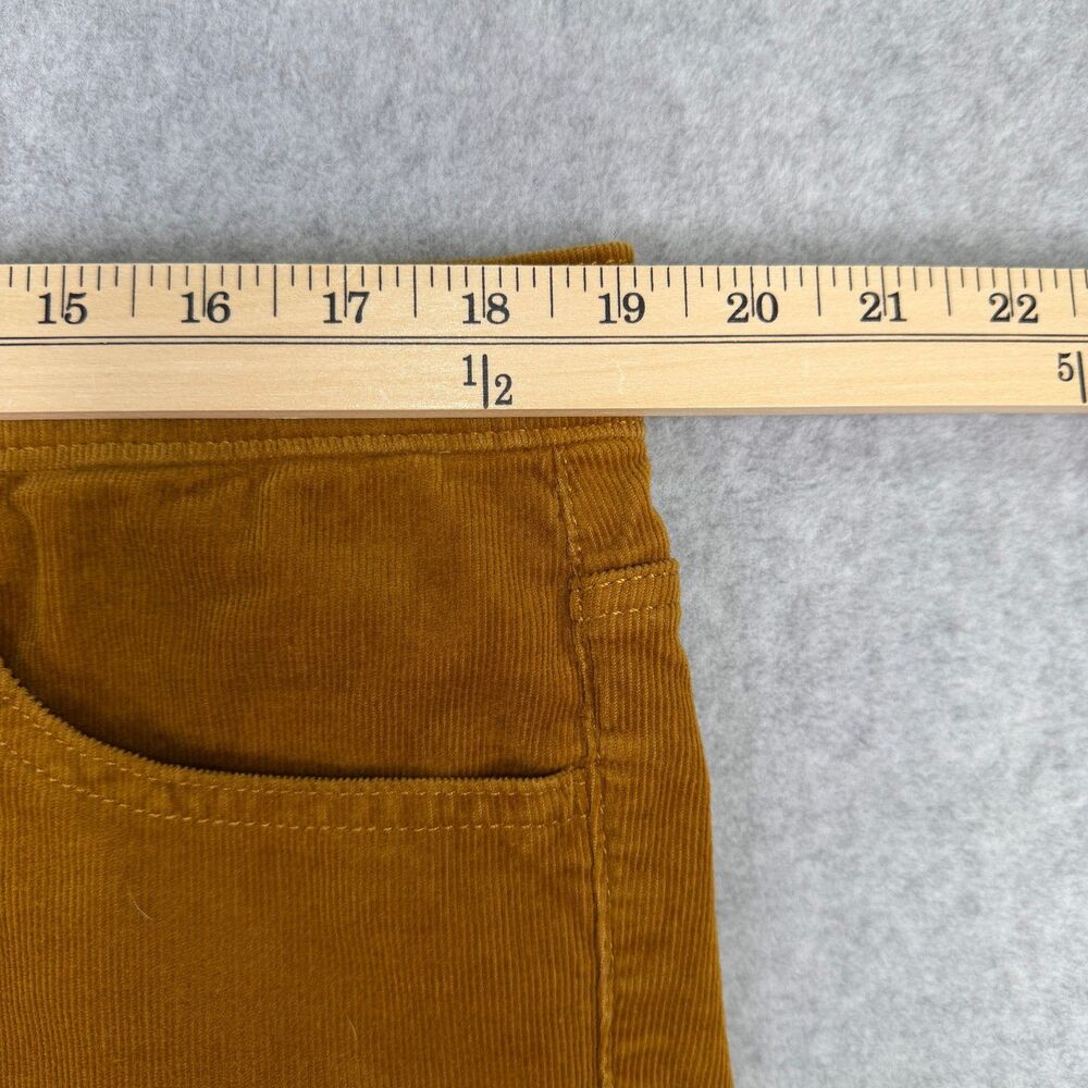 J Crew Corduroy Pants Womens 32x26 Brown Slim Straight Stretch Casual - Picture 6 of 11